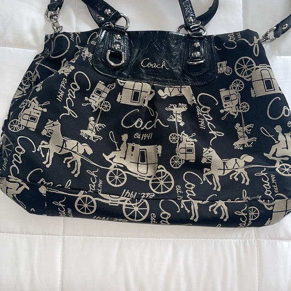 Coach Ashley Horse & Carriage Anniversary satchel bag good condition - Picture 3 of 10